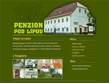 Tablet Screenshot of penzionpodlipou.com